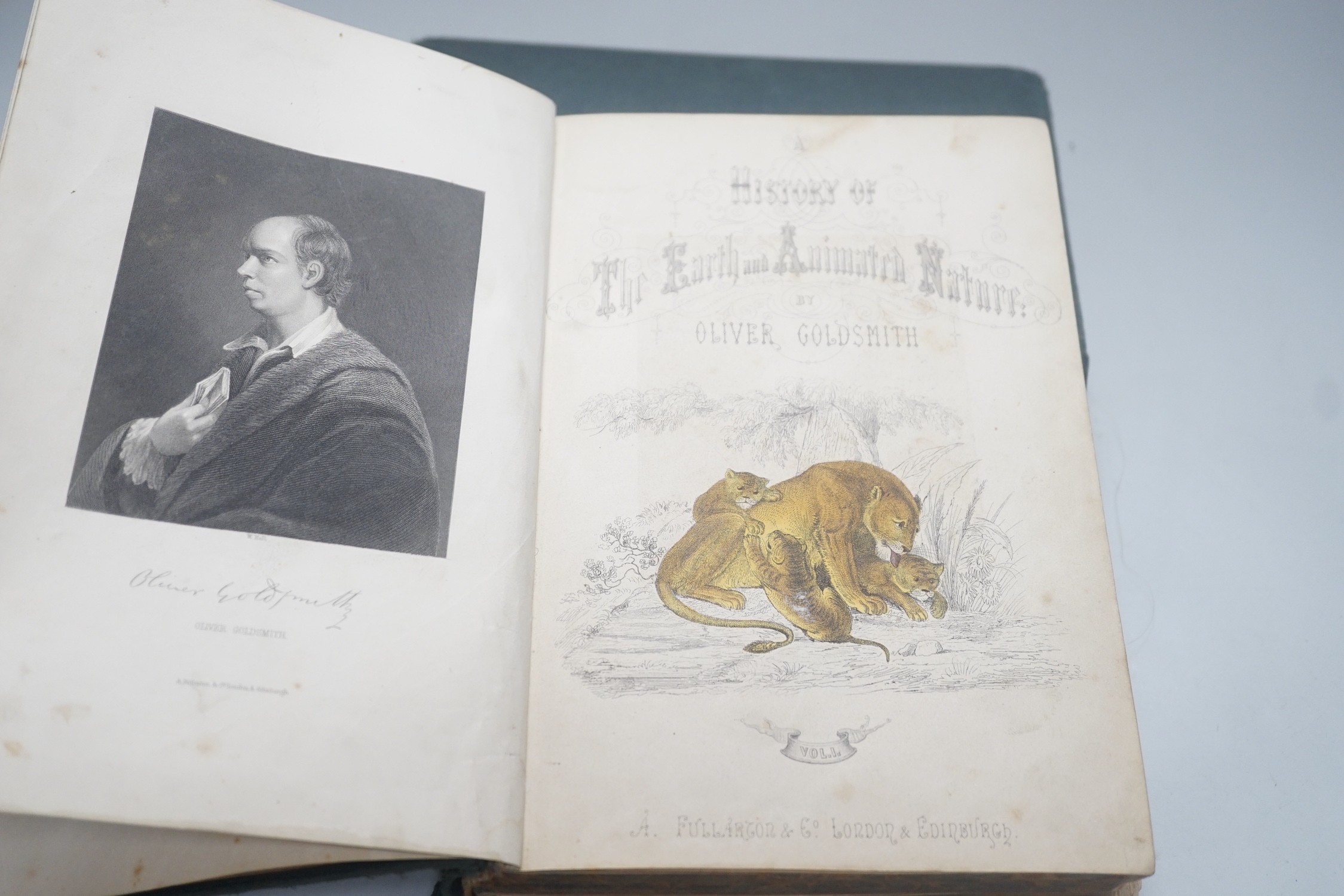 A History of The Earth and Animated Nature by Oliver Goldsmith, 2 vols